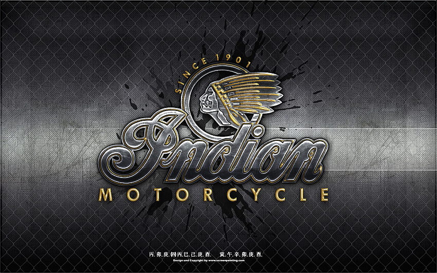 Logo motocykla Indian Logo motocykla Indian Indian. Motocykle, kraj wyjęty spod prawa Tapeta HD