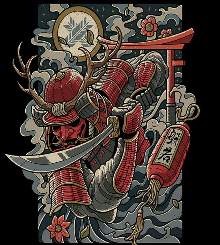Samurai, antico samurai Sfondo del telefono HD