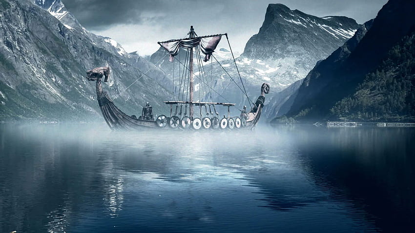 Navire Viking, Bateau Viking Fond d'écran HD