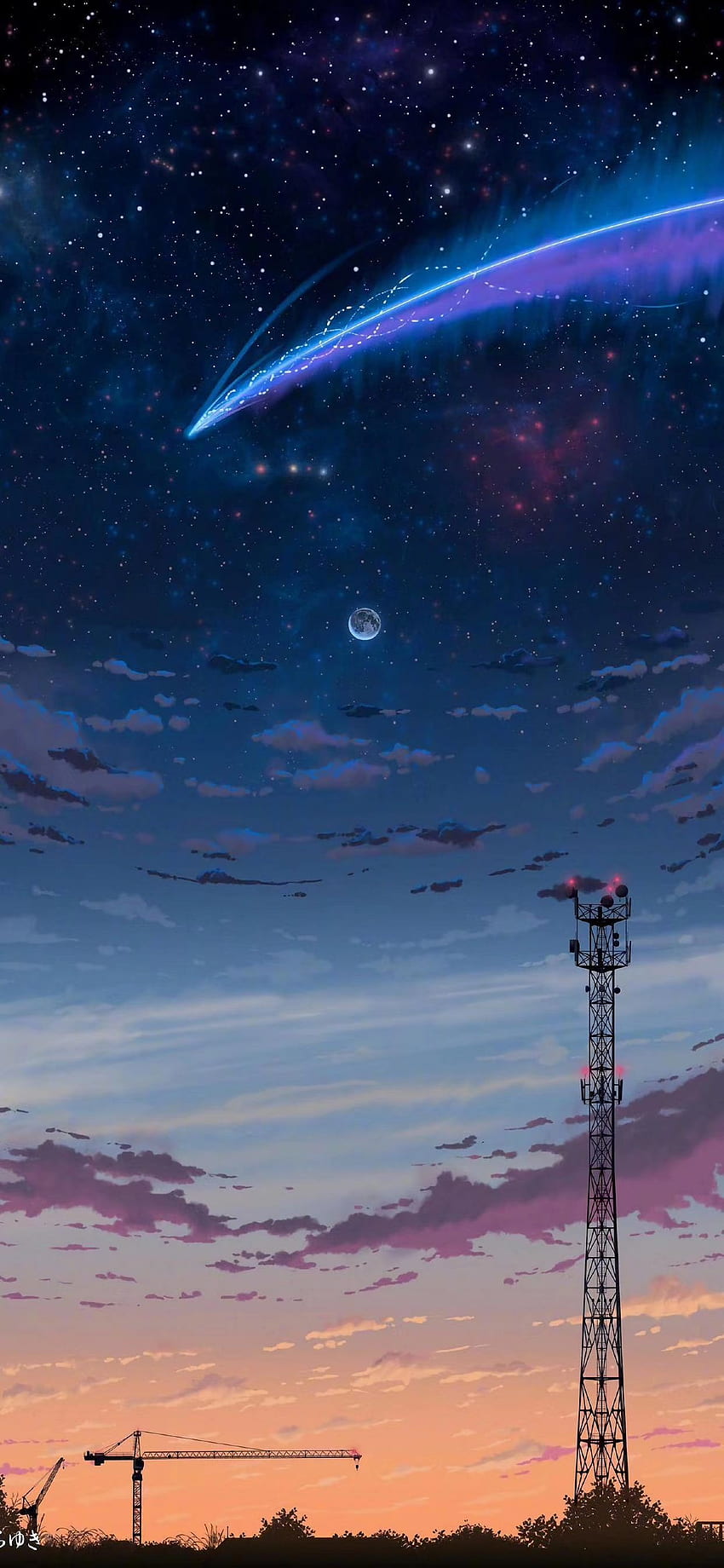 Süslü . Anime sahnesi , Manzara , Anime arka planı HD telefon duvar kağıdı