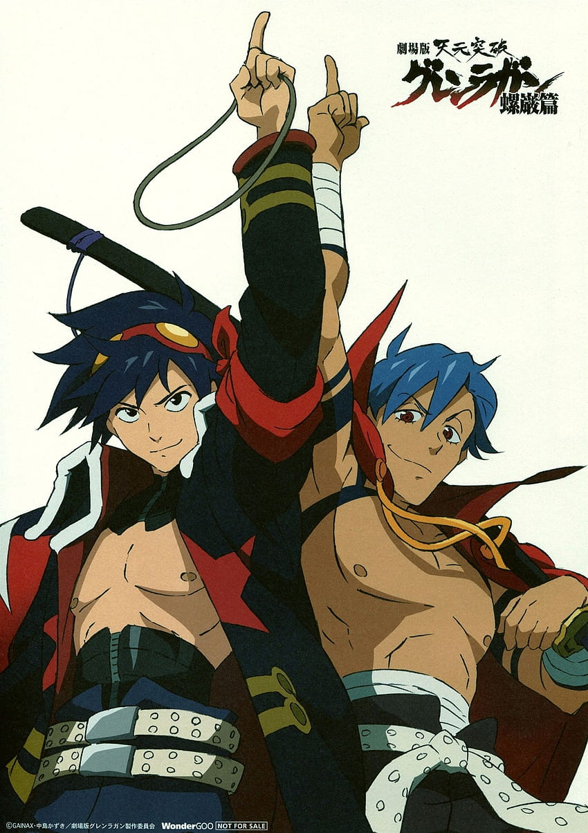 Simon (Tengen Toppa Gurren Lagann) บอร์ดอนิเมะบนมือถือ วอลล์เปเปอร์โทรศัพท์ HD