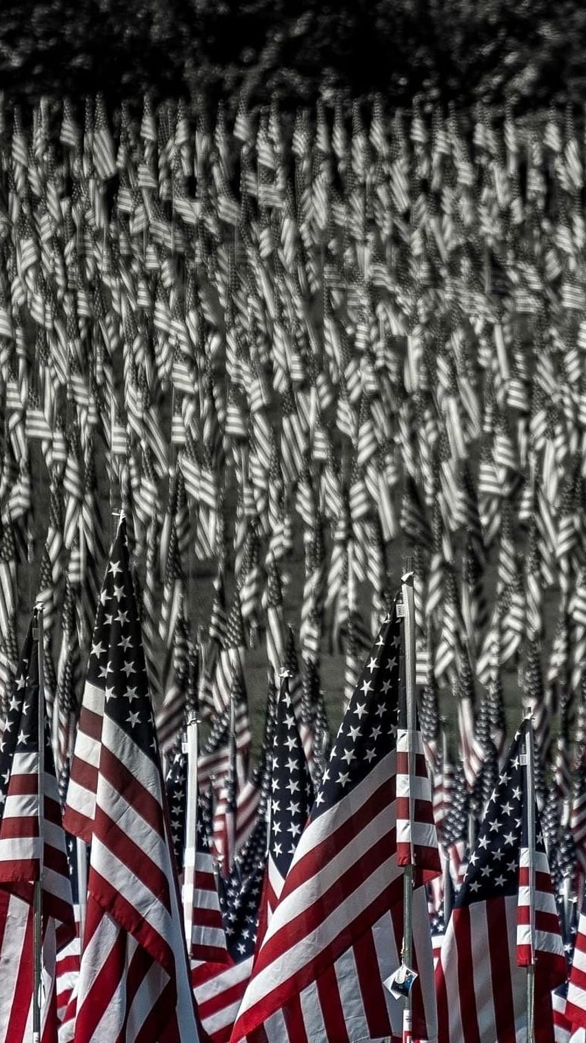 Memorial Day, Black And White, Background HD phone wallpaper