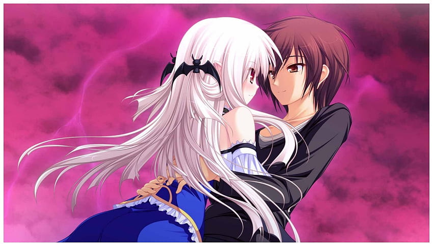 Romantic & Emotional Couples Anime Full , Anime Love Couple HD wallpaper