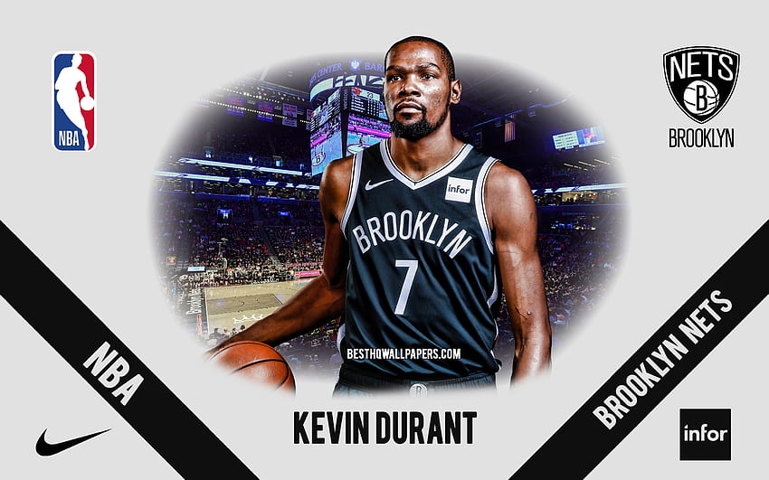 Kevin Durant, jaring brooklyn, NBA, durant Wallpaper HD