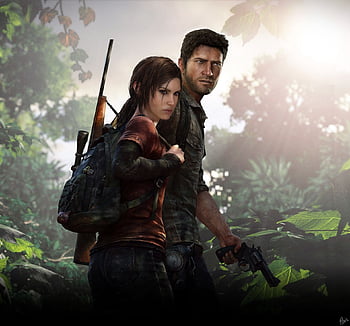 nathan drake and lara croft