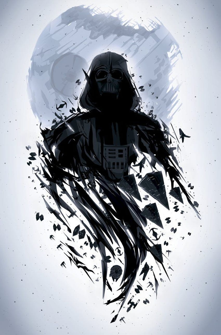 Darth Vader. Guerra de las Galaxias. fondo de pantalla del teléfono