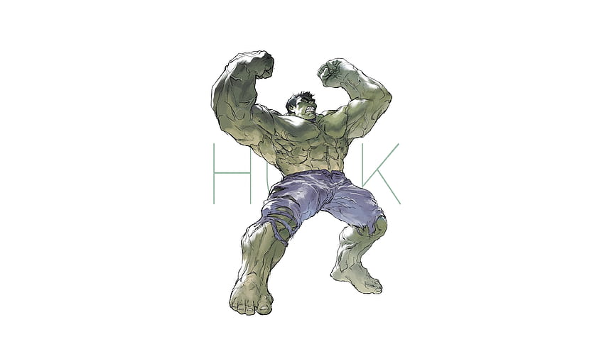 Hulk, opere d'arte, vendicatori: guerra infinita, semplice Sfondo HD