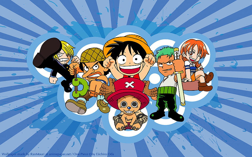 Luffy Chibi, Chibi One Piece HD wallpaper