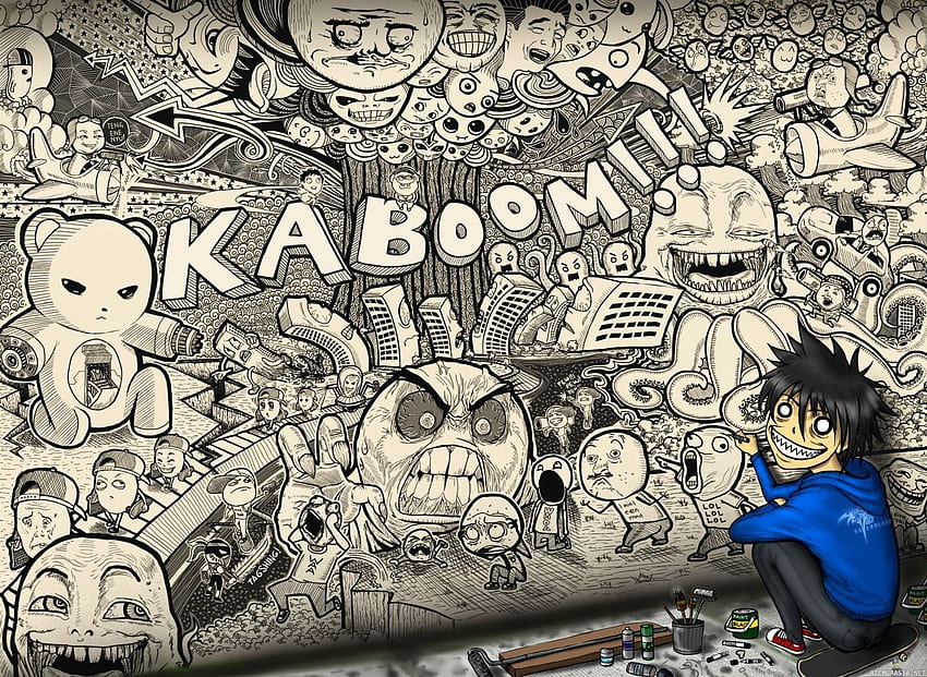 desktop wallpaper kaboom graffiti you are viewing a anime