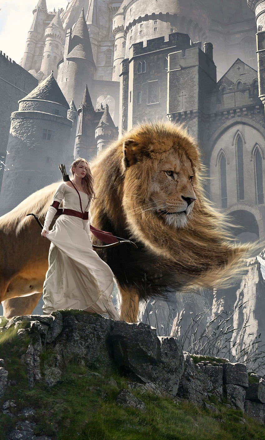 Susan And Aslan The Chronicles Of Narnia Extended iPhone , , Background, and, Narnia Art HD phone wallpaper