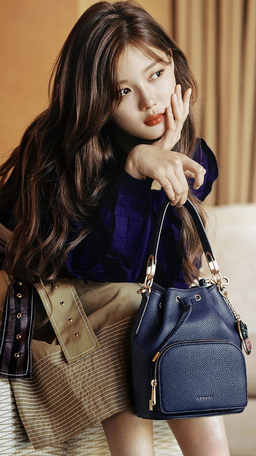 Ким Ю Юнг, корейска актриса, модел HD тапет за телефон