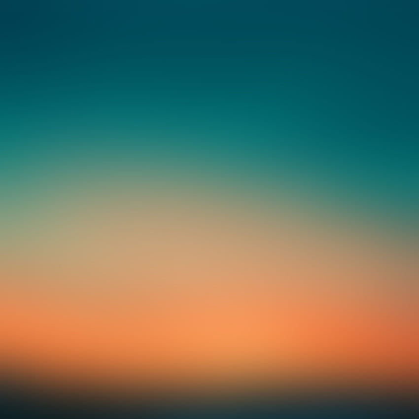 Sunset Night Orange Green Gradation Blur, Orange Blue Green wallpaper ponsel HD