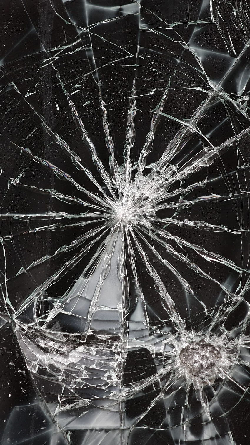 現実的な壊れた画面の iPhone の背景 新鮮なアイデア, 壊れたガラス HD電話の壁紙