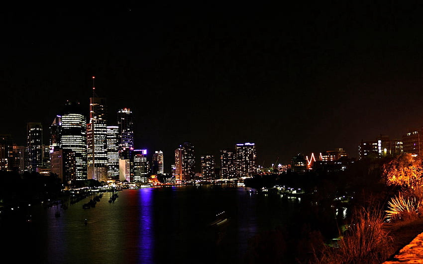 Ciudades, Noche, Luces De La Ciudad, Panorama, Chicago fondo de pantalla