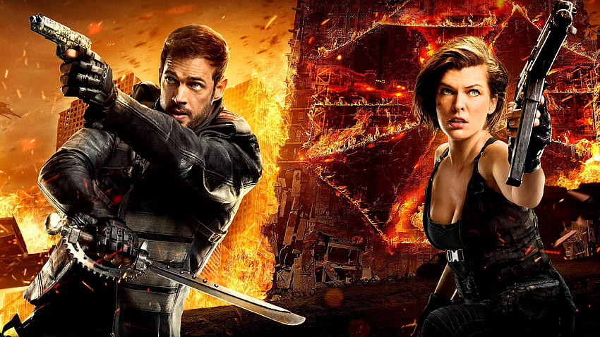 2016 Película de acción, Resident Evil: The Final Chapter New Poster, , , Background, Jo3blj, Film Action fondo de pantalla