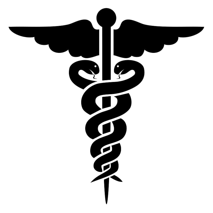 Лого на лекар, графично изкуство, графично изкуство, символ на лекар HD тапет за телефон