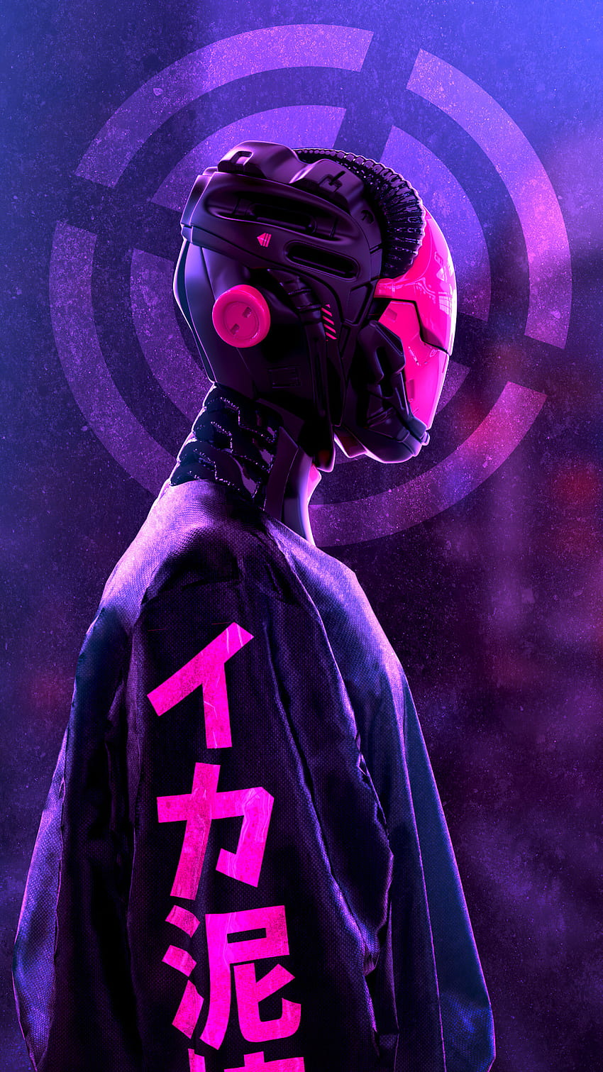 Sci Fi Robot pc, Purple Robot HD phone wallpaper
