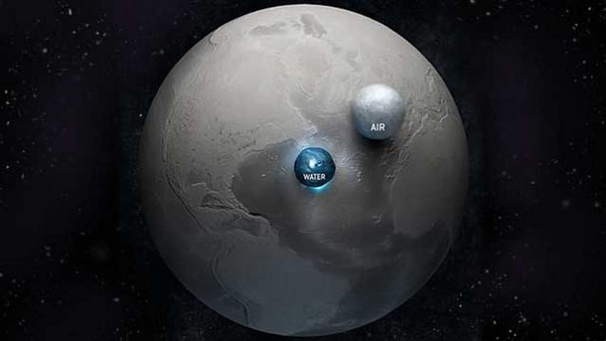 地球の水と空気、水、地球、空気 高画質の壁紙