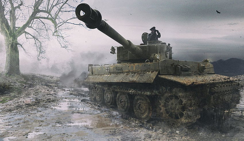 Czołgi wojskowe Tiger 1 H. Czołg Tiger, II wojna światowa, czołgi z II wojny światowej, niemiecki czołg z II wojny światowej Tapeta HD