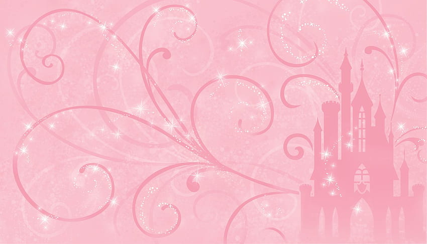 Prinzessinnenschloss, Disney Pink HD-Hintergrundbild