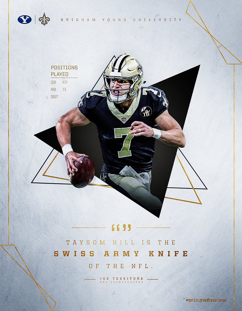 Taysom Hill will be used heavily today.thoughts?. New Orleans Saints HD phone wallpaper