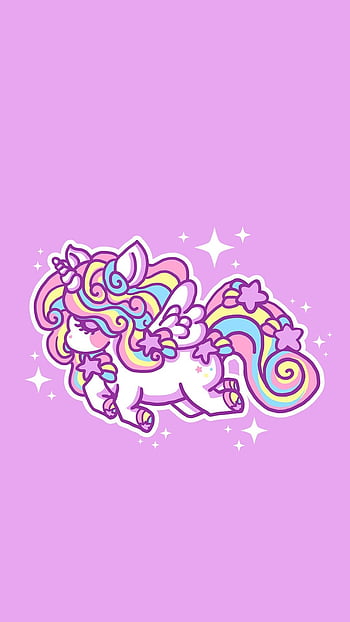 unicorn #rainbow #wallpaper #iphone #android | Cute iphone wallpaper  tumblr, Rainbow wallpaper iphone, Pink unicorn wallpaper