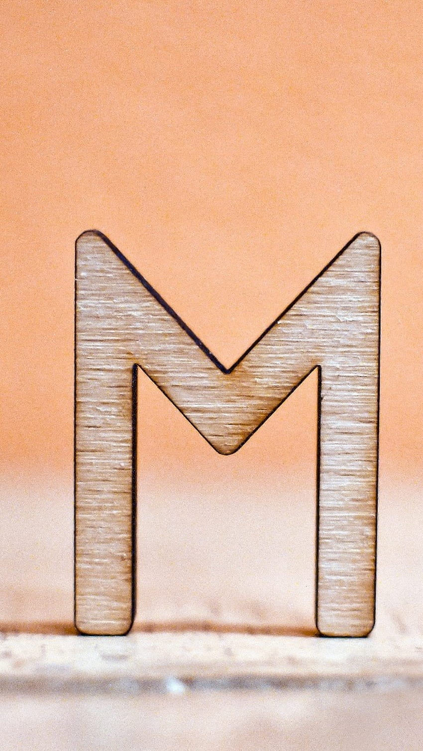 M Letter, Wooden Alphabet, wooden, alphabet HD phone wallpaper ...