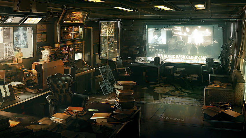Gra Deus Ex, KE49, wysoka rozdzielczość, szczegółowe Tapeta HD