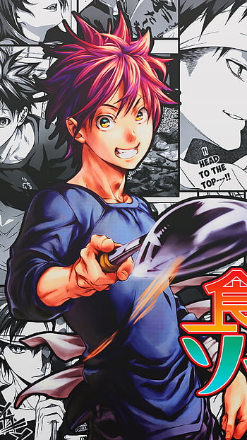 Wallpaper anime boy, artwork, sōma yukihira, shokugeki no soma desktop  wallpaper, hd image, picture, background, 91aba0