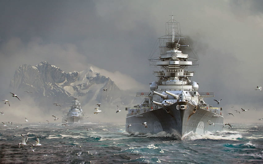 World Of Warships jako tło Tapeta HD