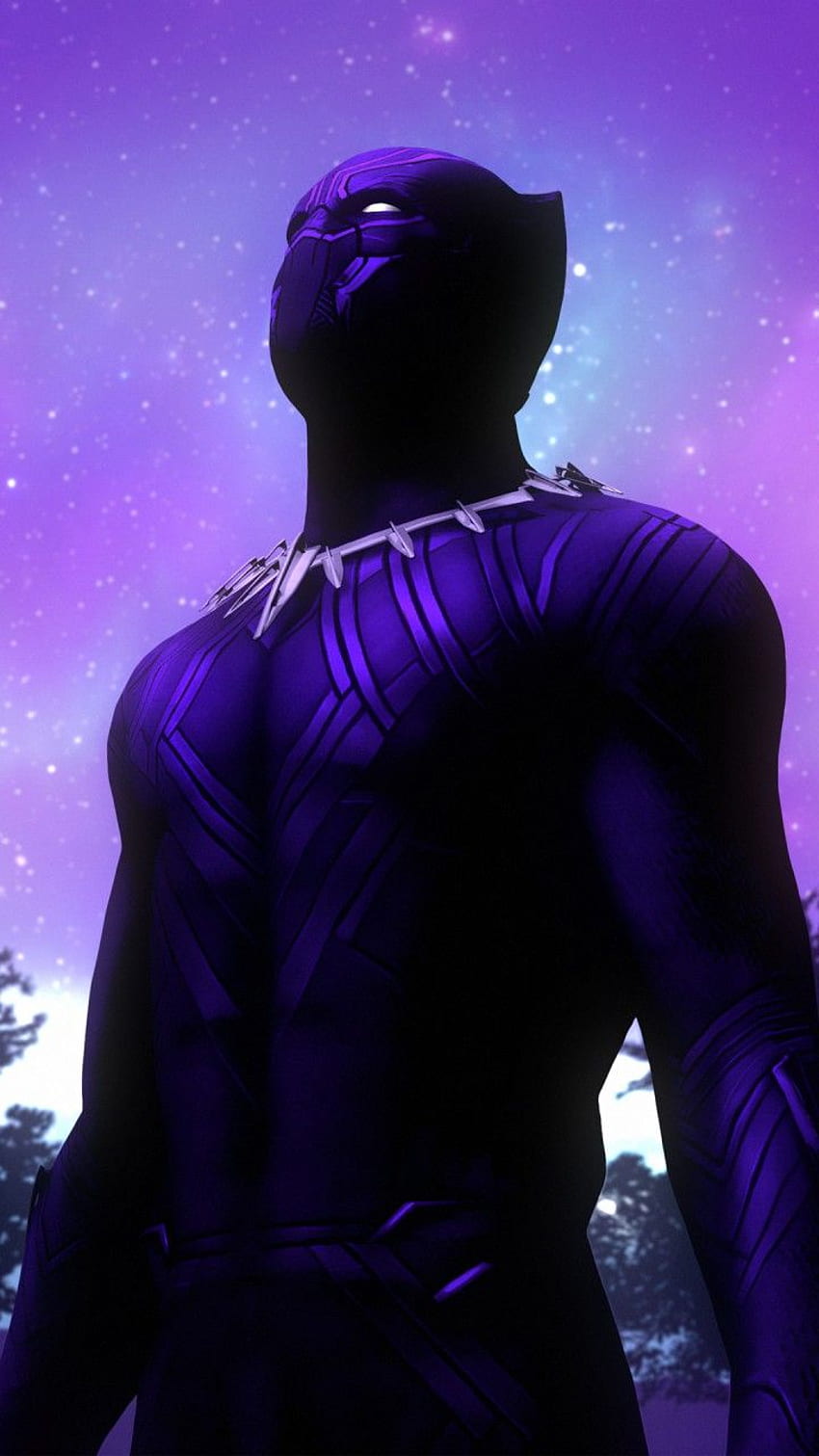 Black Panther Purple Suit HD phone wallpaper