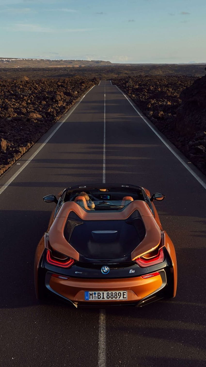 BMW i8, outdoor, open road, . Bmw i8, Bmw, Roadsters HD phone wallpaper