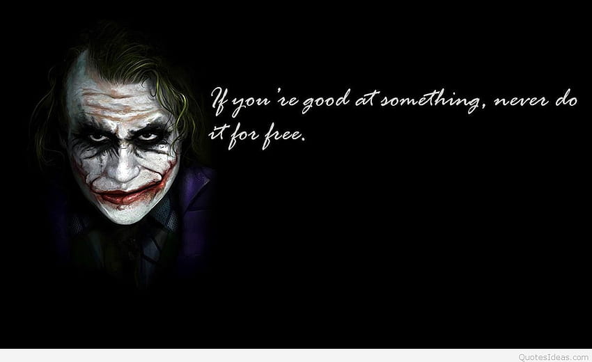 Les meilleures citations de Dark Night avec fond, Dark Knight Joker Face Fond d'écran HD