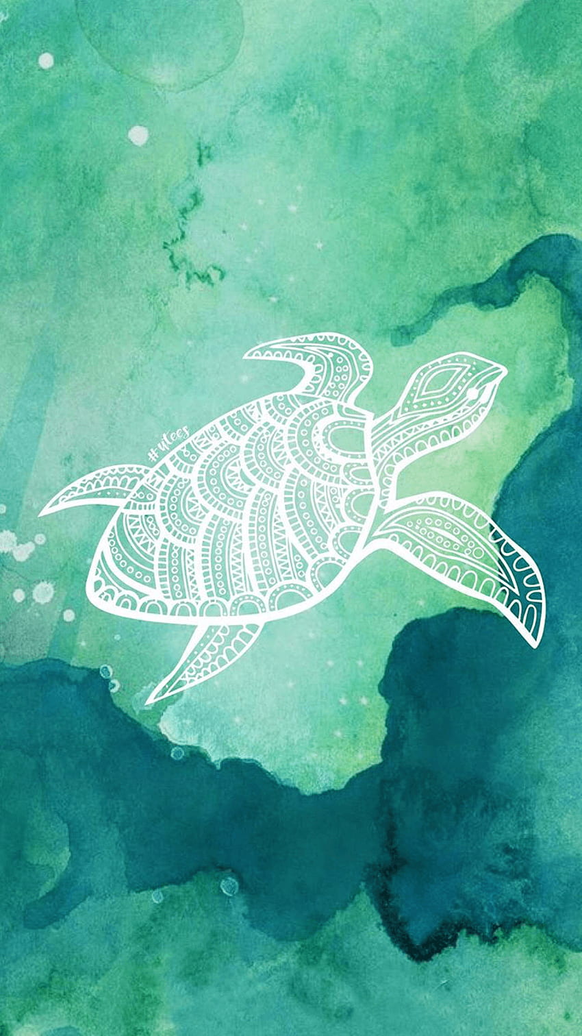 Save The Turtles, Cartoon Sea Turtle HD phone wallpaper