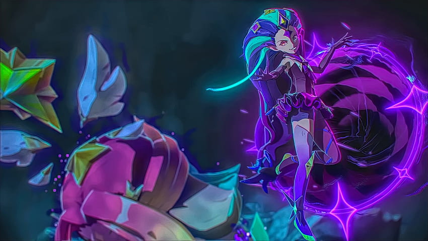 LoL Wild Rift Star Guardian Lux Jinx Ezreal Lulu Janna HD 4K 8K Wallpaper  #7.3005