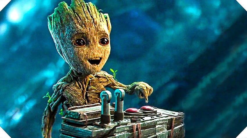 Guardians of the Galaxy 2 - BABY GROOT Button Clip !, Baby Groot Dancing HD wallpaper