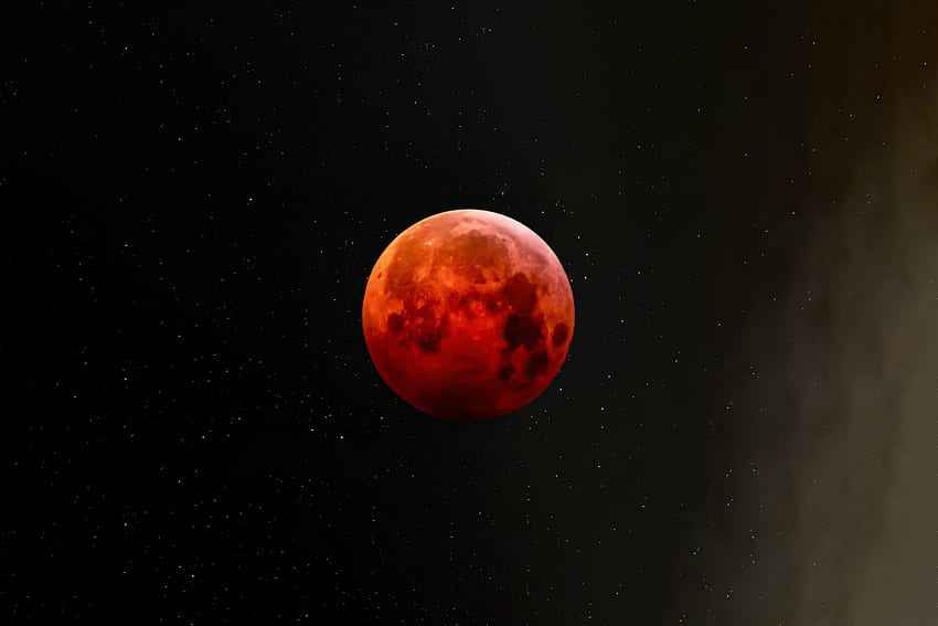 Luna llena de sangre, noche fondo de pantalla