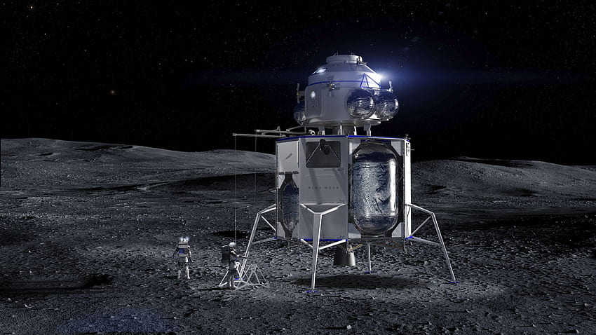 Джеф Безос разкрива своята обширна визия за бъдещето на човечеството в космоса. Ars Technica, Blue Origin HD тапет