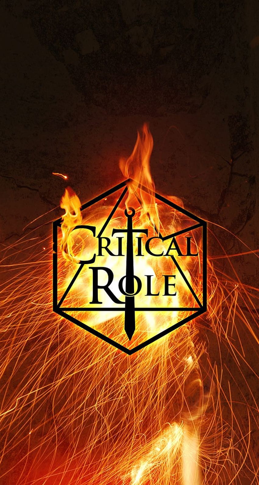 Kritische Rolle Feuer, Kritische Rolle, Dungeons and Dragons HD-Handy-Hintergrundbild
