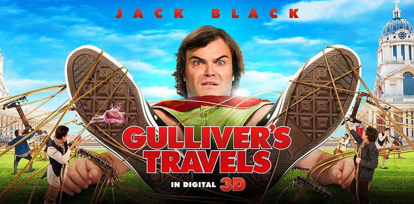 Los viajes de Gulliver, viajes, gulliver, jack black, película fondo de pantalla
