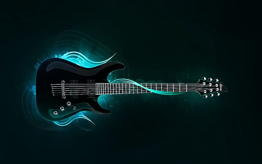 fondo de pantalla de guitarra de rock and roll