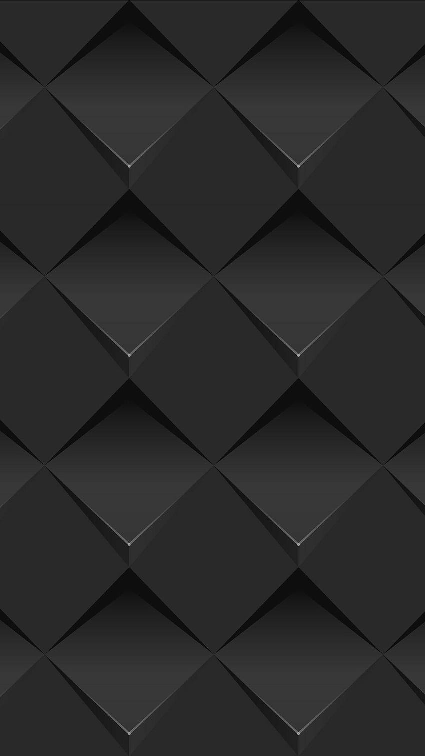 Dark Phone Geometric, Black and Grey Geometric HD phone wallpaper