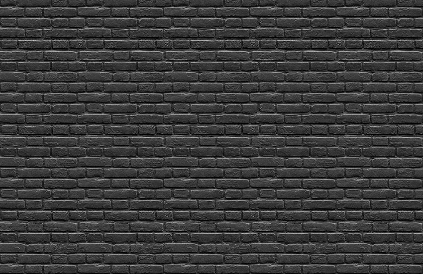 Black Brick Effect, Gray Brick HD wallpaper