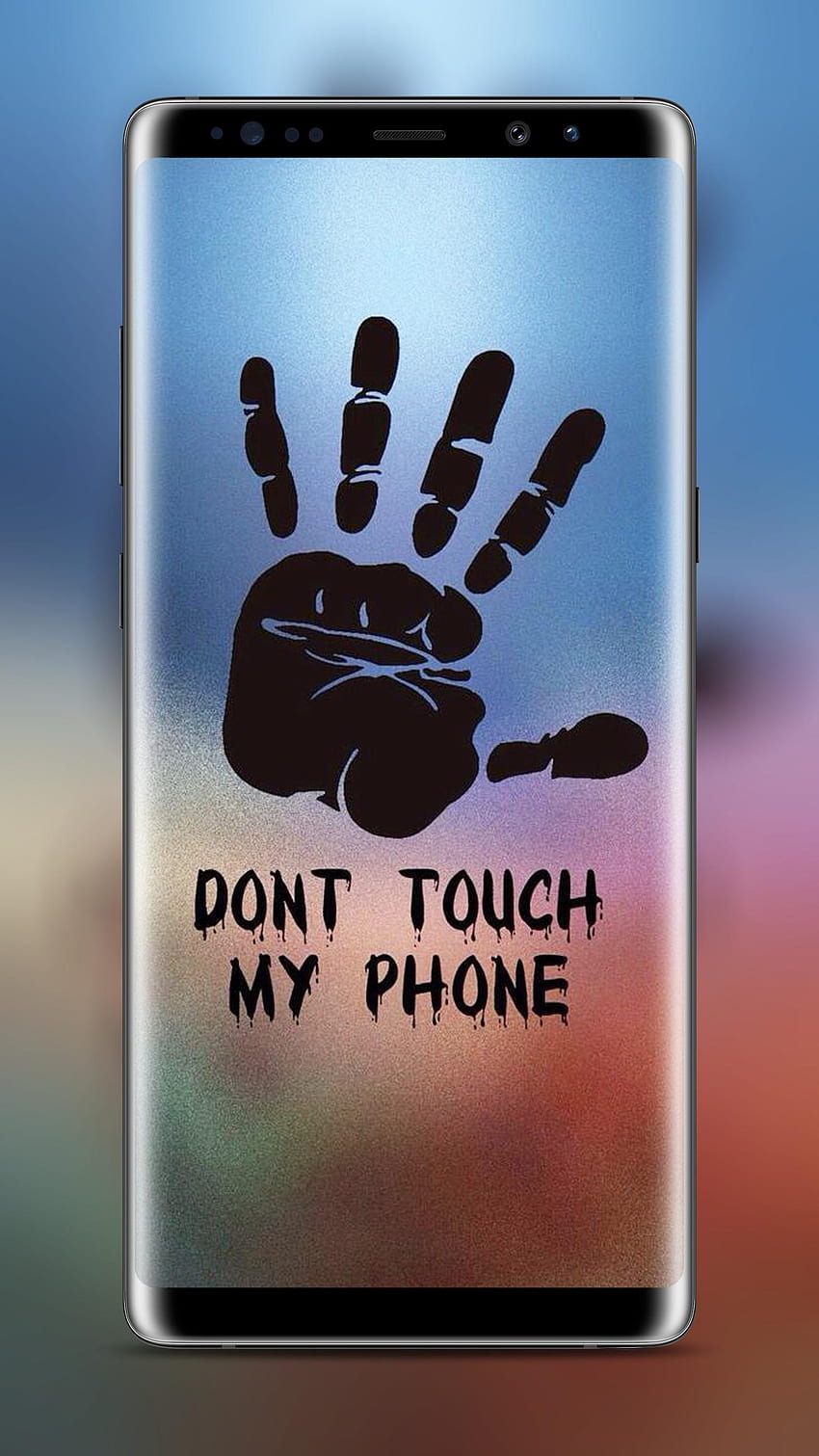 อย่าแตะโทรศัพท์ของฉัน มือดำ อย่าแตะโทรศัพท์ของฉัน มือดำ วอลล์เปเปอร์โทรศัพท์ HD