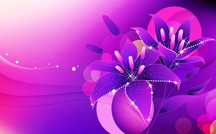 Colors, Windows, Pink, Purple, Flowers, Art, Background Cool , Colorful, abstract, , Glowing Windows HD wallpaper