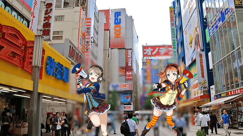 Love live based on the anime real life locations - Album, Akihabara HD wallpaper