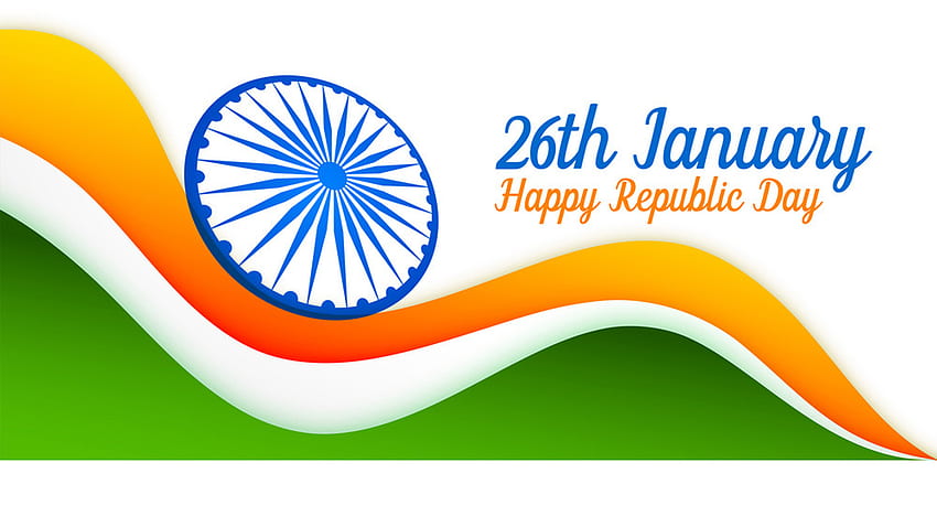 Happy Republic Day 26th January Celebration Flag Creative Republic Day HD wallpaper