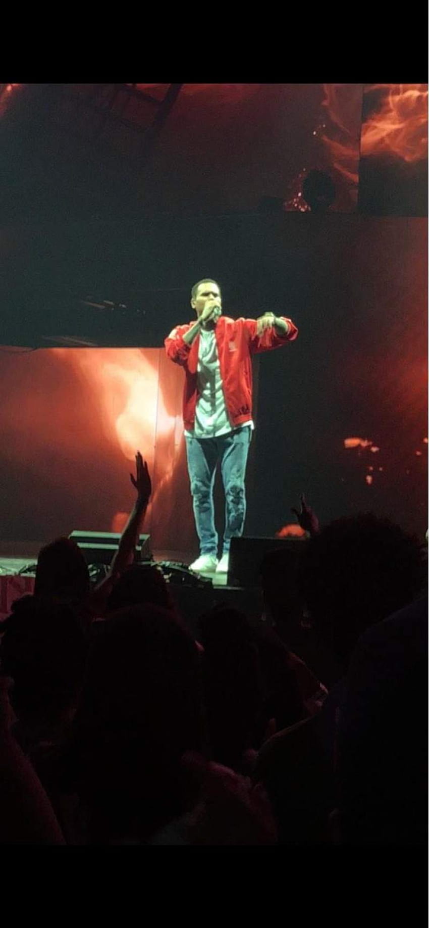 Coastal Credit Union Music Park at Walnut Creek, section 2, row H, seat 4 - Chris Brown tour: Heartbreak On A Full Moon Tour, shared HD phone wallpaper