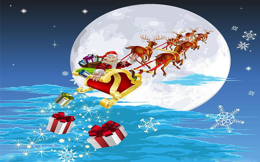 Santa Claus App Ranking and Store Data, Christmas Unicorn HD wallpaper
