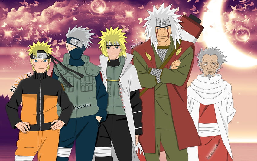 ᴴᴰ Minato Namikaze : 4th Hokage vs Hiruzen Sarutobi : 3rd Hokage